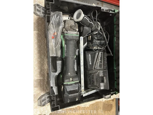 3x elektrisch/accugereedschap met lader en 2x accu hilti, bosch, hitachi - afbeelding 6 van  8