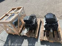 3x elektromotor 75 kw ongebruikt weg, w22 premium, zwart, bouwjaar 2018