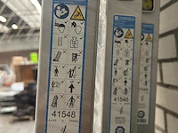 3x enkele ladder met gefelste sporten 8 sporten zarges, alto l 41548 - afbeelding 5 van  5
