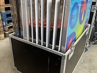 3x flightcase met dansplaten en muziekinstallatie - afbeelding 5 van  14