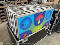 3x flightcase met dansplaten en muziekinstallatie - afbeelding 7 van  14