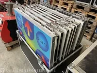 3x flightcase met dansplaten en muziekinstallatie - afbeelding 8 van  14