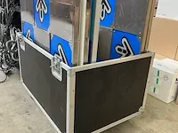 3x flightcase met dansplaten en muziekinstallatie - afbeelding 10 van  14