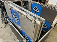 3x flightcase met dansplaten en muziekinstallatie - afbeelding 11 van  14