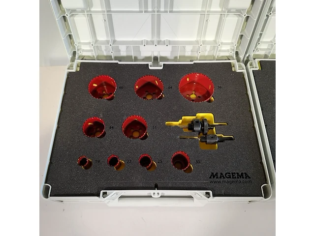 3x gatenzaag set, bahco/magema - afbeelding 4 van  5