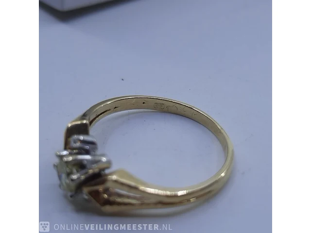 3x gouden ring, 14 karaats - afbeelding 2 van  10