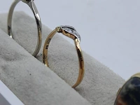 3x gouden ring, 14 karaats - afbeelding 2 van  16