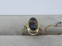 3x gouden ring, 14 karaats - afbeelding 9 van  16