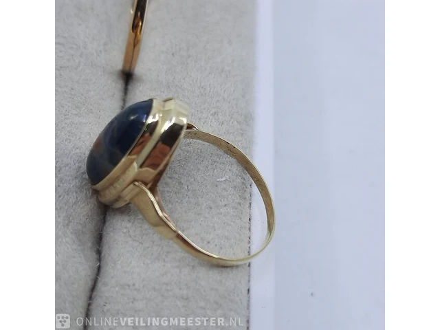 3x gouden ring, 14 karaats - afbeelding 12 van  16