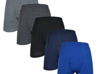3x grand man katoenen herenboxer grijs maat 5xl - afbeelding 1 van  3