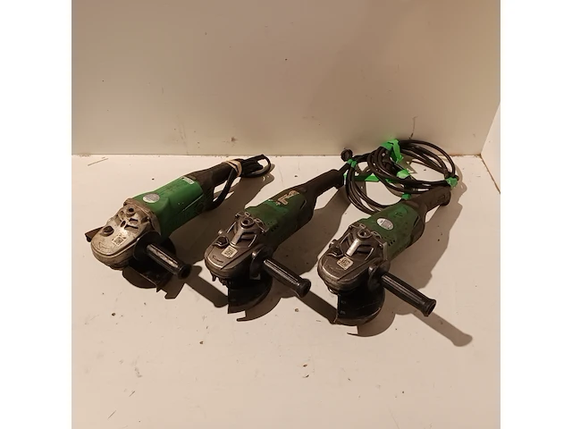 3x haakse slijper, hitachi, 2x g18sw2, 1x g23swu - afbeelding 1 van  17