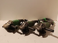 3x haakse slijper, hitachi, 2x g18sw2, 1x g23swu - afbeelding 10 van  17