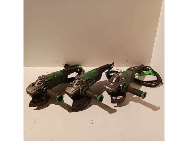 3x haakse slijper, hitachi en hikoki, 2x g18sw2, 1x g23sw2 - afbeelding 1 van  20