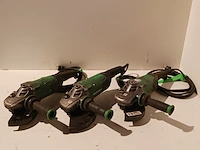 3x haakse slijper, hitachi en hikoki, 2x g18sw2, 1x g23sw2 - afbeelding 1 van  20