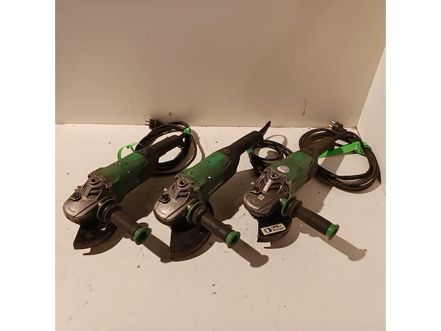 3x haakse slijper, hitachi en hikoki, 2x g18sw2, 1x g23sw2 - afbeelding 12 van  20