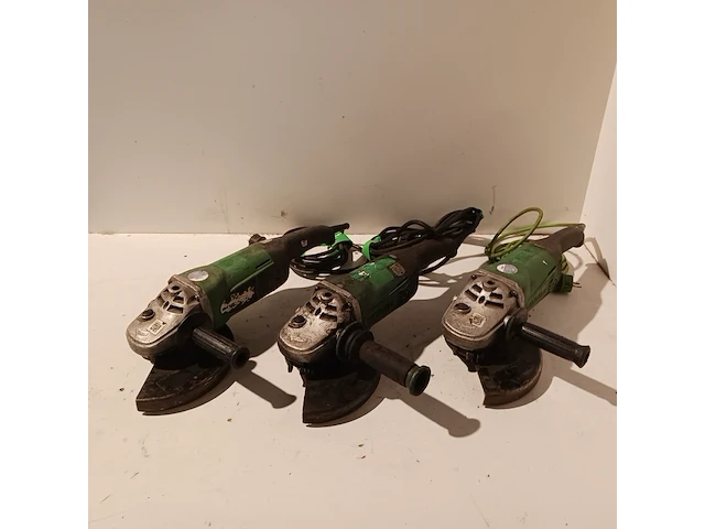 3x haakse slijper, hitachi, g23swu - afbeelding 1 van  19