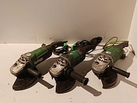 3x haakse slijper, hitachi, g23swu - afbeelding 1 van  19