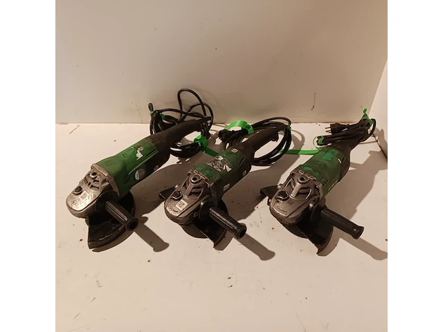 3x haakse slijper, hitachi - afbeelding 1 van  19