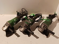 3x haakse slijper, hitachi - afbeelding 1 van  19