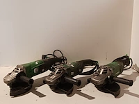 3x haakse slijper, hitachi - afbeelding 12 van  19