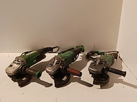 3x haakse slijper, hitachi - afbeelding 1 van  20