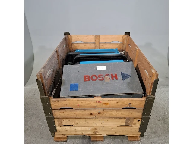 3x haakse slijper met betonslijp inrichting en 1x gereedschapskar, bosch/hazet - afbeelding 1 van  8