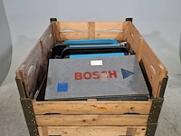 3x haakse slijper met betonslijp inrichting en 1x gereedschapskar, bosch/hazet - afbeelding 1 van  8