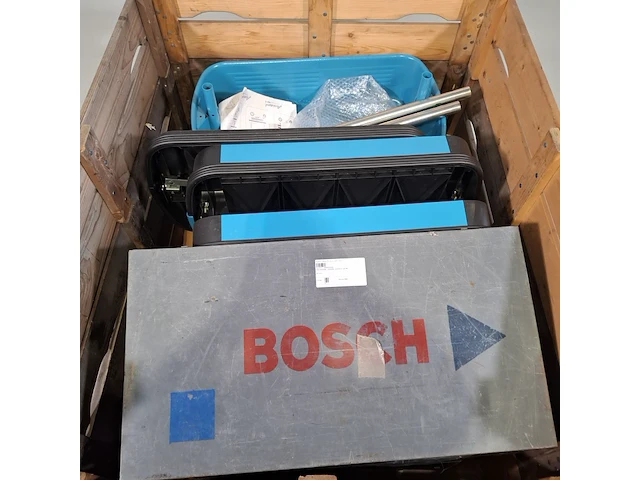 3x haakse slijper met betonslijp inrichting en 1x gereedschapskar, bosch/hazet - afbeelding 2 van  8