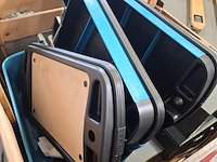 3x haakse slijper met betonslijp inrichting en 1x gereedschapskar, bosch/hazet - afbeelding 4 van  8