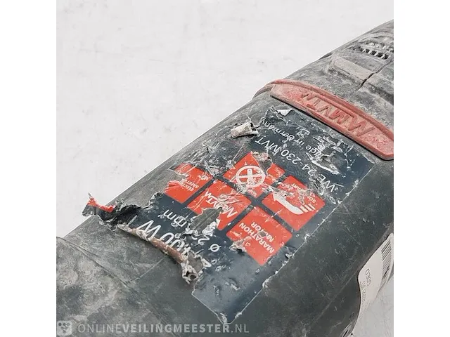 3x haakse slijper metabo, o.a. we 24-230mvt quick - afbeelding 10 van  14