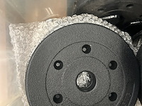 3x halterset met diverse halterschijven - afbeelding 5 van  5