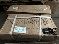 3x halterset met halterschijven 15 kg gietijzer active panther - afbeelding 3 van  4