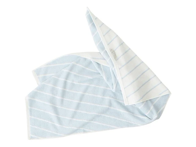 3x handdoek oyoy, raita, blauw/wit - afbeelding 2 van  2