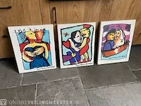 3x herman brood "als ik jouw niet had, " love you", " no problem" - afbeelding 3 van  3