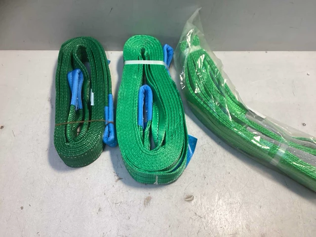(3x) hijs- stropbanden - 3-4-6 meter - 2 ton - afbeelding 3 van  5