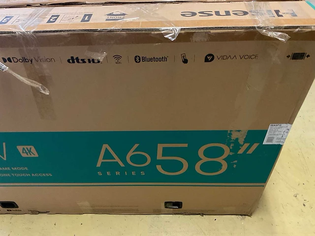 3x hisense - 58a6fg 4k uhd - televisie - afbeelding 7 van  9