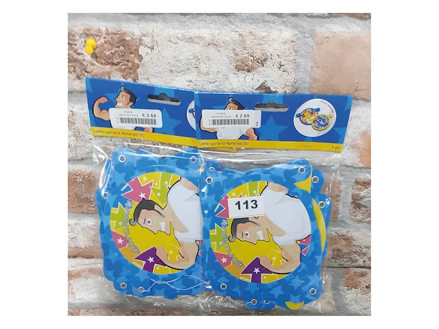 3x hoera abraham slinger - afbeelding 1 van  3