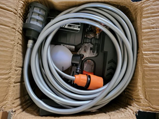 3x hogedrukreiniger op accu, 60bar 300w, 30ah, inclusief accessoires - afbeelding 3 van  7