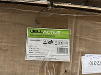 3x hometrainer met rugleuning en bureau wellactive - afbeelding 4 van  5