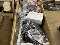 3x hometrainer, zwart/rood - afbeelding 1 van  6