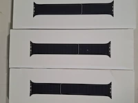 3x horlogeband smartwatch, apple, watch 42mm s/m black magnetic link, 2024 - afbeelding 2 van  7