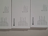3x horlogeband smartwatch, apple, watch 42mm s/m black magnetic link, 2024 - afbeelding 4 van  7