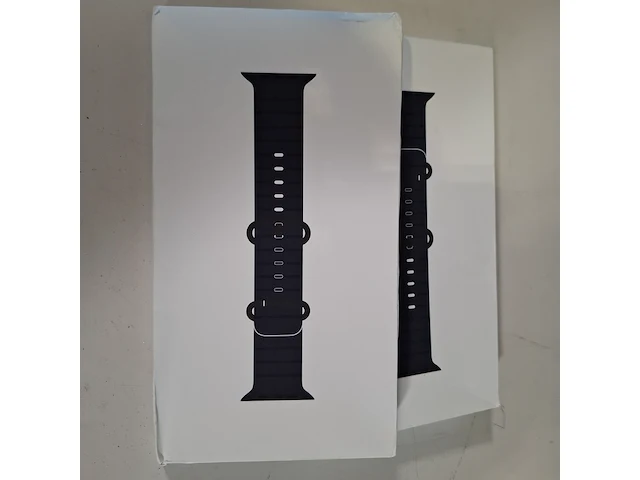 3x horlogeband smartwatch, apple, watch 49mm one size ocean band black titanium buckle - afbeelding 1 van  10
