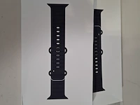 3x horlogeband smartwatch, apple, watch 49mm one size ocean band black titanium buckle - afbeelding 1 van  10