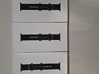 3x horlogeband smartwatch, apple, watch 49mm one size ocean band black titanium buckle - afbeelding 3 van  10