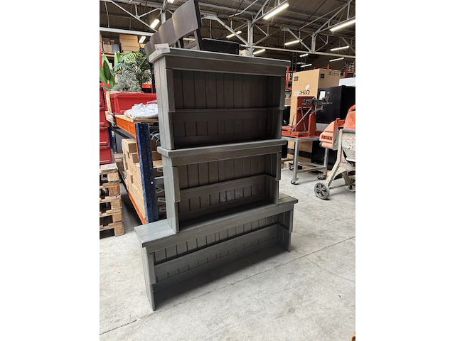 3x houten behuizing - afbeelding 1 van  3
