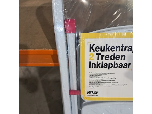 3x huishoudtrap 2 treden, wit, 2022 - afbeelding 4 van  4