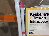 3x huishoudtrap 2 treden, wit, 2022 - afbeelding 4 van  4