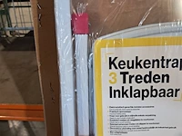 3x huishoudtrap 3 treden, wit, 2022 - afbeelding 4 van  4
