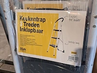 3x huishoudtrap 3 treden, wit, 2022 - afbeelding 3 van  3